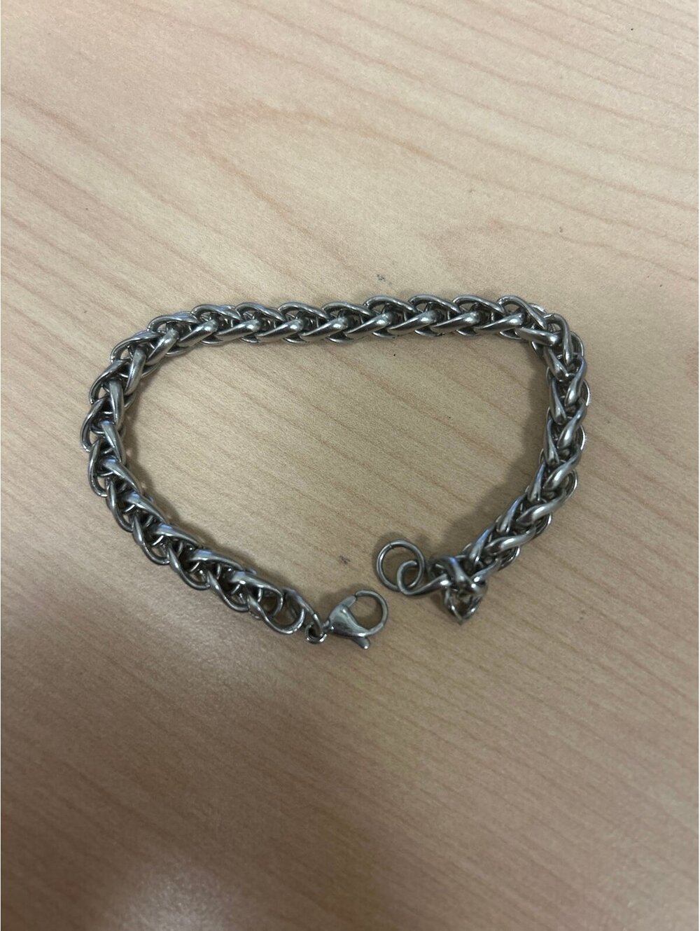 Titanium Steel Wheat Chain Bracelet